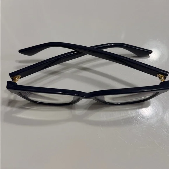 Gucci Women's Navy Blue Eyeglasses - Picture 5 of 10